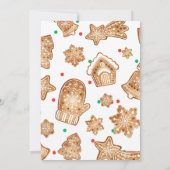 Een beetje schatje is op weg cookie Baby shower Kaart (Achterkant)