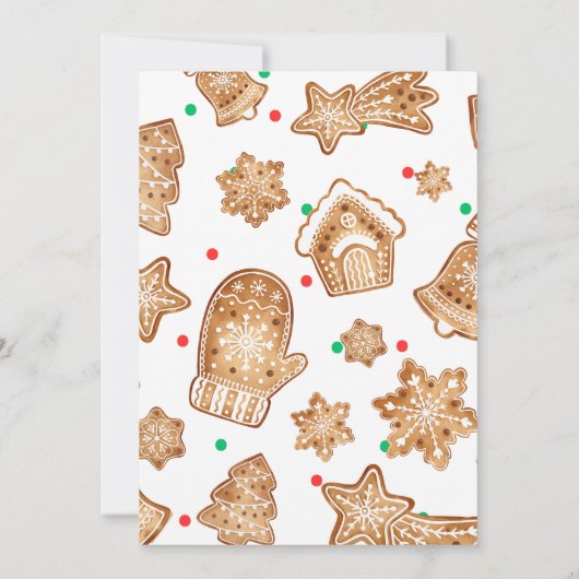 Een beetje schatje is op weg cookie Baby shower Kaart (Achterkant)