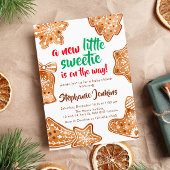 Een beetje schatje is op weg cookie Baby shower Kaart