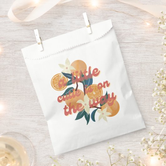 Een beetje schattig baby shower bedankzakje (Geknipt)