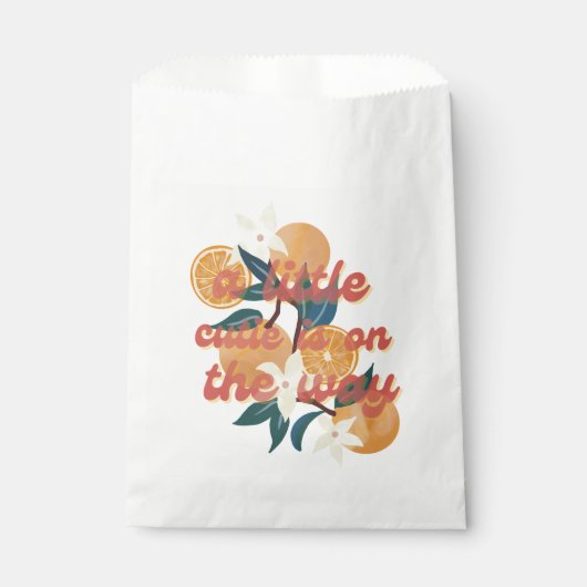 Een beetje schattig baby shower bedankzakje (Voorkant)