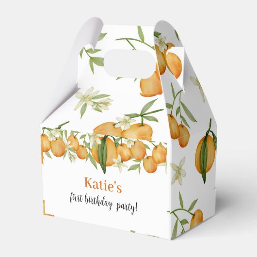 Een beetje schattig citrus verjaardag gunst box bedankdoosjes (Achterkant)