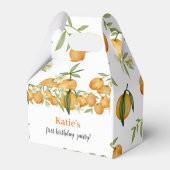 Een beetje schattig citrus verjaardag gunst box bedankdoosjes (Voorkant Zijde)