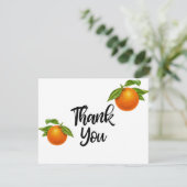 Een beetje schattig dank je kaart (Staand voorkant)