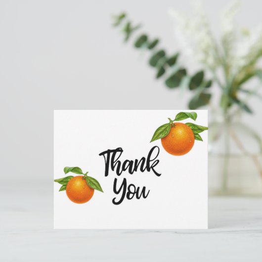 Een beetje schattig dank je kaart (Staand voorkant)