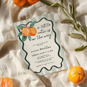 Een beetje schattig genderneutraal Baby shower Kaart