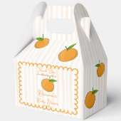 Een beetje schattig grillig citrus baby shower bedankdoosjes (Voorkant)