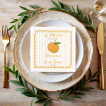 Een beetje schattig grillig citrus baby shower