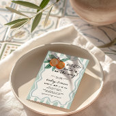 Een beetje schattig grillige jongens Baby shower Kaart