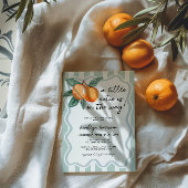 Een beetje schattig grillige jongens Baby shower Kaart