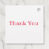 Een beetje schattig is onderweg bedankjes labels (Achterkant)