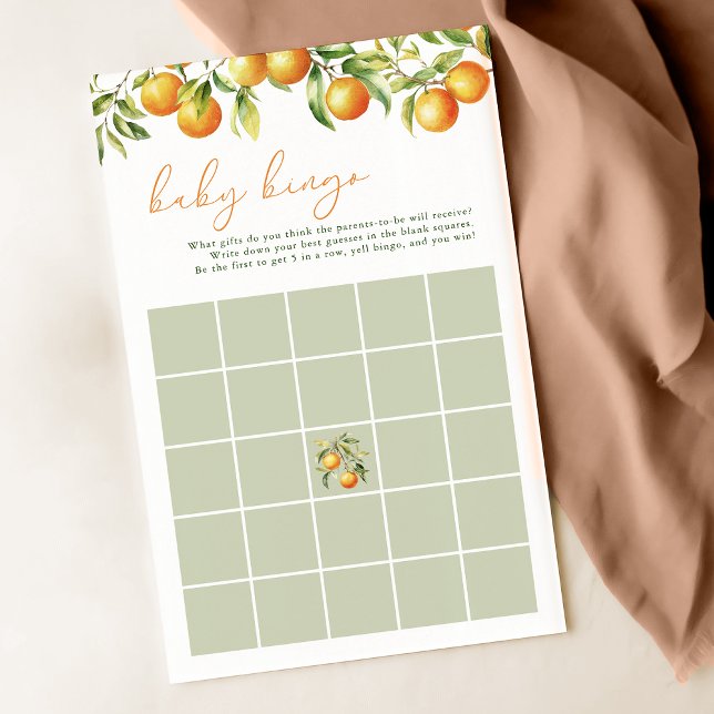 Een beetje schattig is op de weg Baby bingo spel (Creator heeft geüpload)