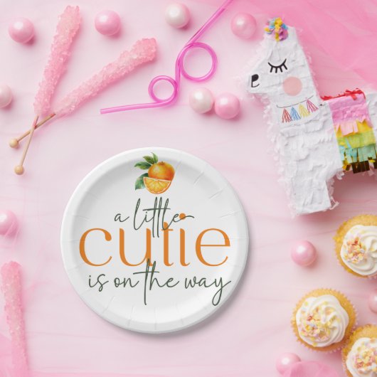 Een beetje schattig is op de weg Borden Papieren Bordje (Feest)