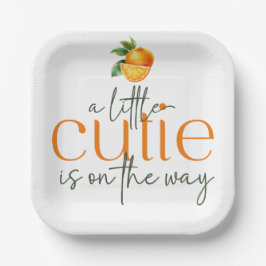 Een beetje schattig is op de weg Borden Papieren Bordje