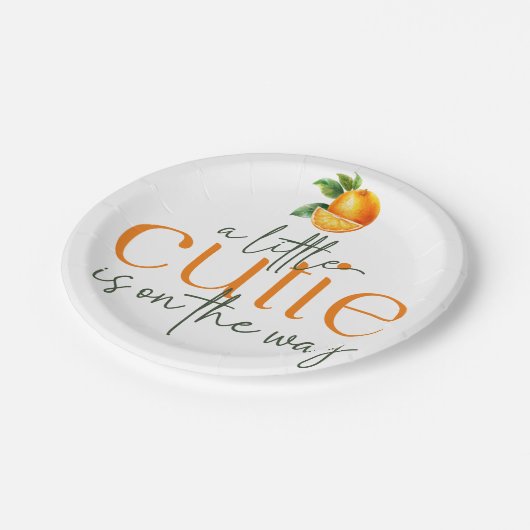 Een beetje schattig is op de weg Borden Papieren Bordje (Gekanteld)