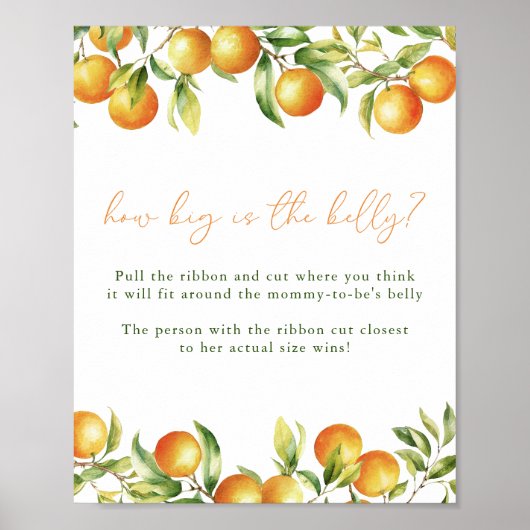 Een beetje schattig is op de weg douche buik spel poster (Voorkant)