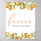 Een beetje schattig is op de weg douche gunst teke poster (Voorkant)