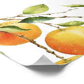 Een beetje schattig is op de weg Oranje welkom Poster (Hoek)