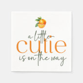 Een beetje schattig is op de weg servetten (Voorkant)