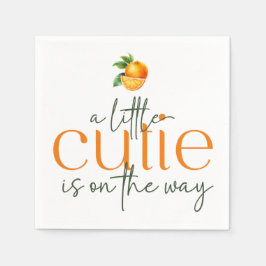 Een beetje schattig is op de weg servetten