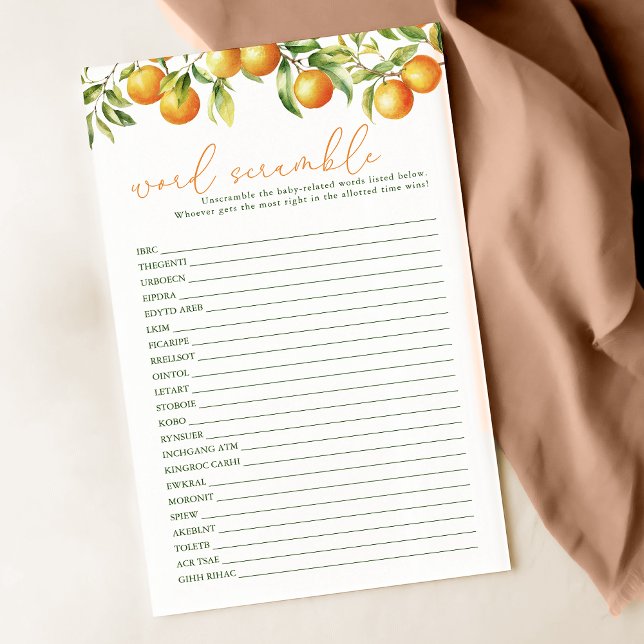 Een beetje schattig is op de weg Word Scramble spe (Creator heeft geüpload)