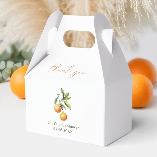 Een beetje schattig is op weg naar Baby shower Gab Bedankdoosjes