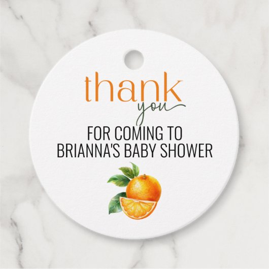 Een beetje schattig is op weg naar favoriete etike bedankjes labels (Voorkant)