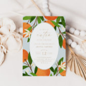 Een beetje schattig | Modern blauw neutraal Baby s Kaart