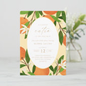 Een beetje schattig | Modern geel neutraal Baby sh Kaart (Staand voorkant)