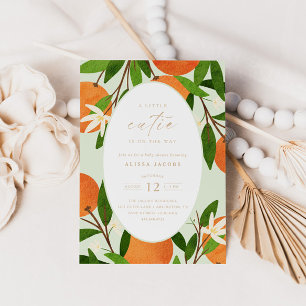 Een beetje schattig   Modern groen neutraal Baby s Kaart