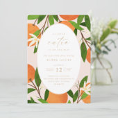 Een beetje schattig | Modern roze neutraal Baby sh Kaart (Staand voorkant)