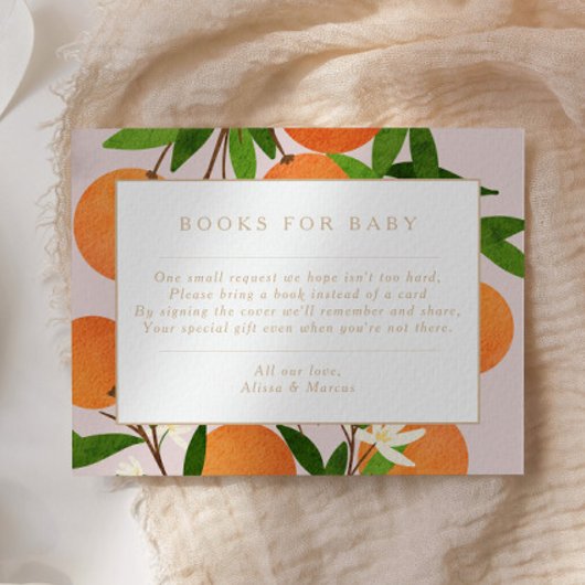 Een beetje schattig | Moderne Citrus Pink Boeken v Informatiekaartje