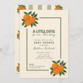 Een beetje schattig op de weg Baby shower Kaart (Voorkant / Achterkant)