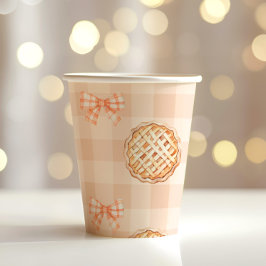 Een beetje schattig Pie gender neutraal Bow baby s Papieren Bekers