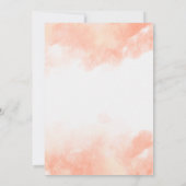 Een beetje schattig Sinaasappel Citrus Baby shower Kaart (Achterkant)