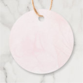 Een beetje schattig Sinaasappel Clementine Baby sh Bedankjes Labels (Achterkant)