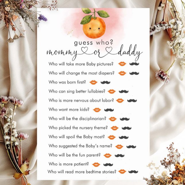 Een beetje schattig Sinaasappel Clementine "Guess  (Creator heeft geüpload)