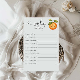 Een beetje schattig Sinaasappel Clementine wensen