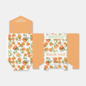 Een beetje schattig Sinaasappel verborgen bericht Bedankdoosjes (Uitgevouwen)
