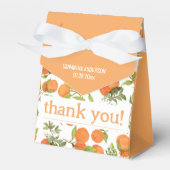 Een beetje schattig Sinaasappel verborgen bericht  Bedankdoosjes (Voorkant Zijde)