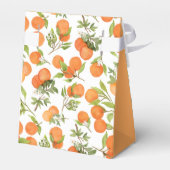 Een beetje schattig Sinaasappel verborgen bericht Bedankdoosjes (Achterkant)
