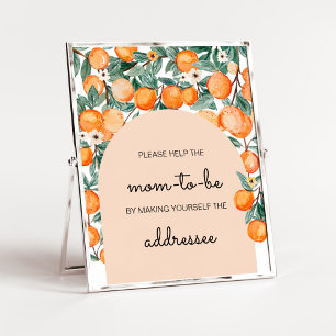 Een beetje schattig Sinaasappels envelopstation Poster