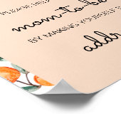 Een beetje schattig Sinaasappels envelopstation Poster (Hoek)