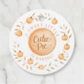 Een beetje schattige taart | Baby Shower Bedankjes Labels (Voorkant)