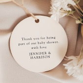 Een beetje schattige taart | Baby Shower Bedankjes Labels