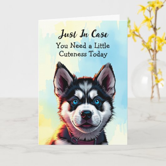 Een beetje schattigheid voor jou kaart (Gele Bloem)