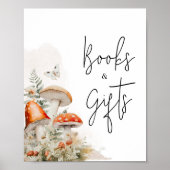 Een beetje schimmels betoverde paddenstoel boeken  poster (Voorkant)