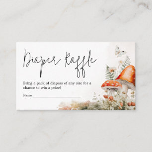 Een beetje schimmels betoverde paddenstoel luier r informatiekaartje