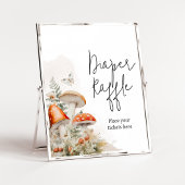 Een beetje schimmels betoverde paddenstoel luier r poster