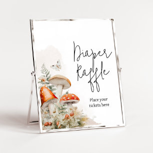 Een beetje schimmels betoverde paddenstoel luier r poster